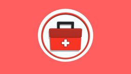 First Aid Kit Icon cross, red, circle, white, bag, icon, round, rounded, first, logo, medicine, medic, circular, medicine-box, low-poly-model, cheap, firstaid, first-aid-kit, first-aid, 3d-logo, 3d-icon, firstaidkit, low-poly, medical, cheapmodel, redandwhite, cheap-model, white-cross, red-and-white, white-and-red, whiteandred, medicine-bag, cheap-icon, cheap-logo