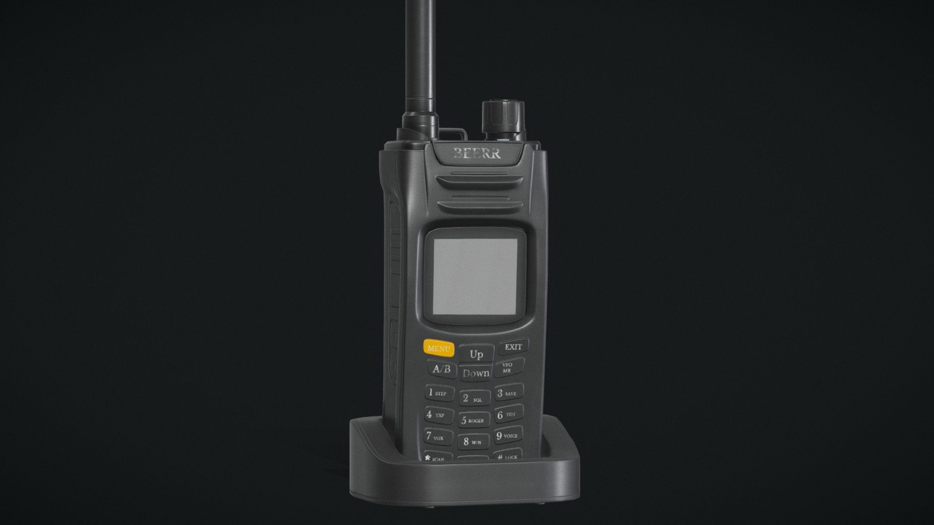 Model:

Walkie Talkie and Charger have 5k Tris made in Blender 

Texture: 

Substance painter size 2k, Tetxture in PBR and Cycles in blender

Write to me for more information ;) - Walkie Talkie LOW POLY - Buy Royalty Free 3D model by majkeloon 3d model