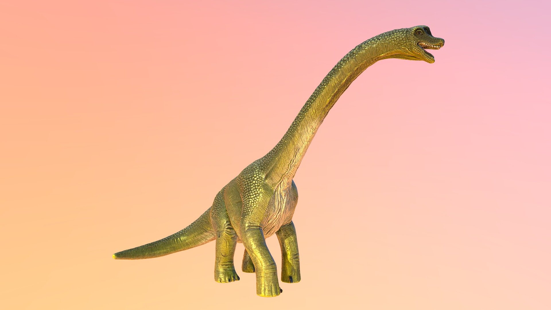A Brachiosaurus Toy Model.

Solid model ready for3D printing 3d model