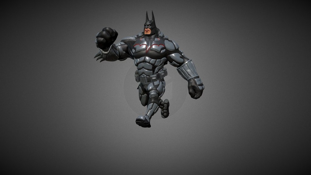The animation is made by Diana Gueorguieva https://vimeo.com/user4507896/videos - Batman running animation - 3D model by nikohard 3d model