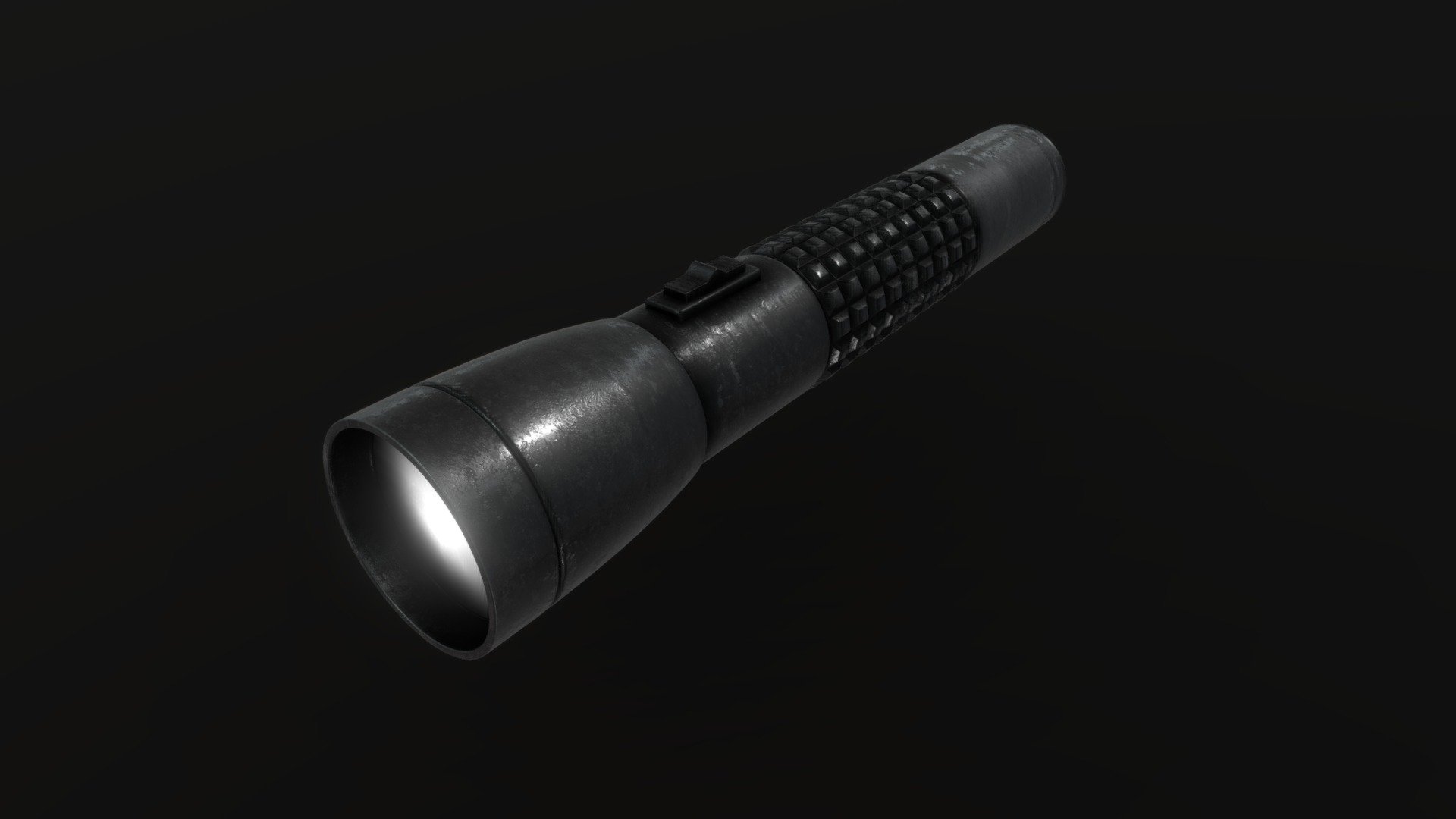 A simple flashlight model 3D 3d model