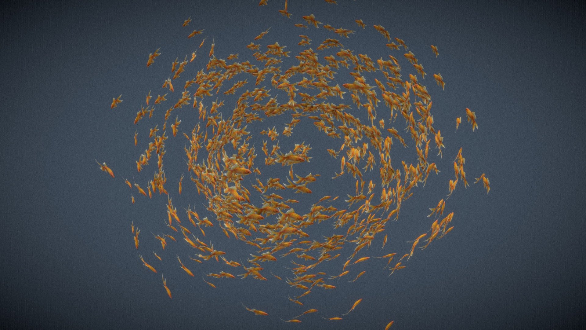 Fish school vortex - shoal of fish - Buy Royalty Free 3D model by xinige (@l13261404616) 3d model