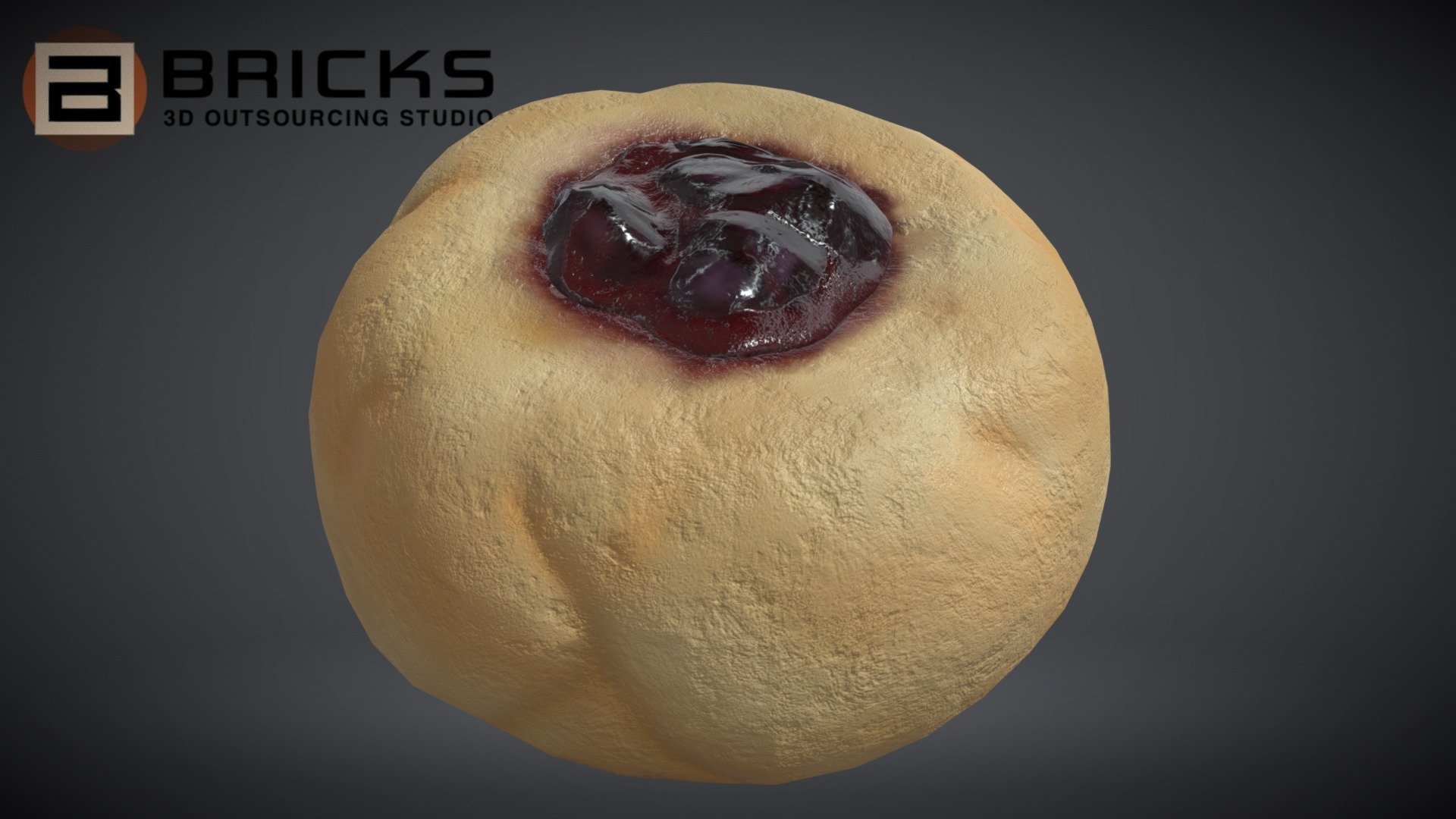 PBR Food Asset:
CranberryThumbprintCookie
Polycount: 1240
Vertex count: 716
Texture Size: 2048px x 2048px
Normal: OpenGL

If you need any adjust in file please contact us: team@bricks3dstudio.com

Hire us: tringuyen@bricks3dstudio.com
Here is us: https://www.bricks3dstudio.com/
        https://www.artstation.com/bricksstudio
        https://www.facebook.com/Bricks3dstudio/
        https://www.linkedin.com/in/bricks-studio-b10462252/ - CranberryThumbprint Cookie - Buy Royalty Free 3D model by Bricks Studio (@bricks3dstudio) 3d model