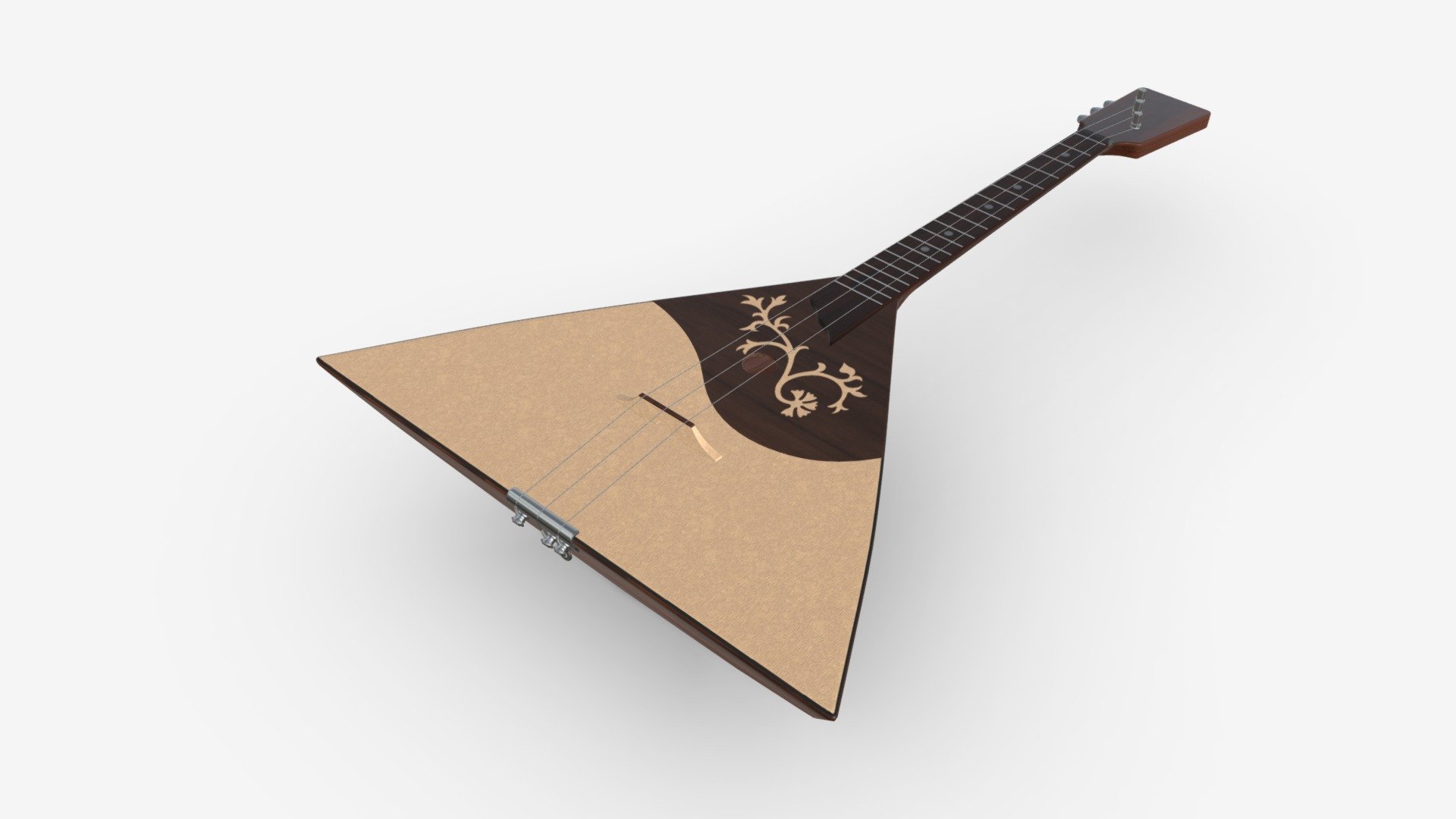 Balalaika 3-strings 01 - Buy Royalty Free 3D model by HQ3DMOD (@AivisAstics) 3d model