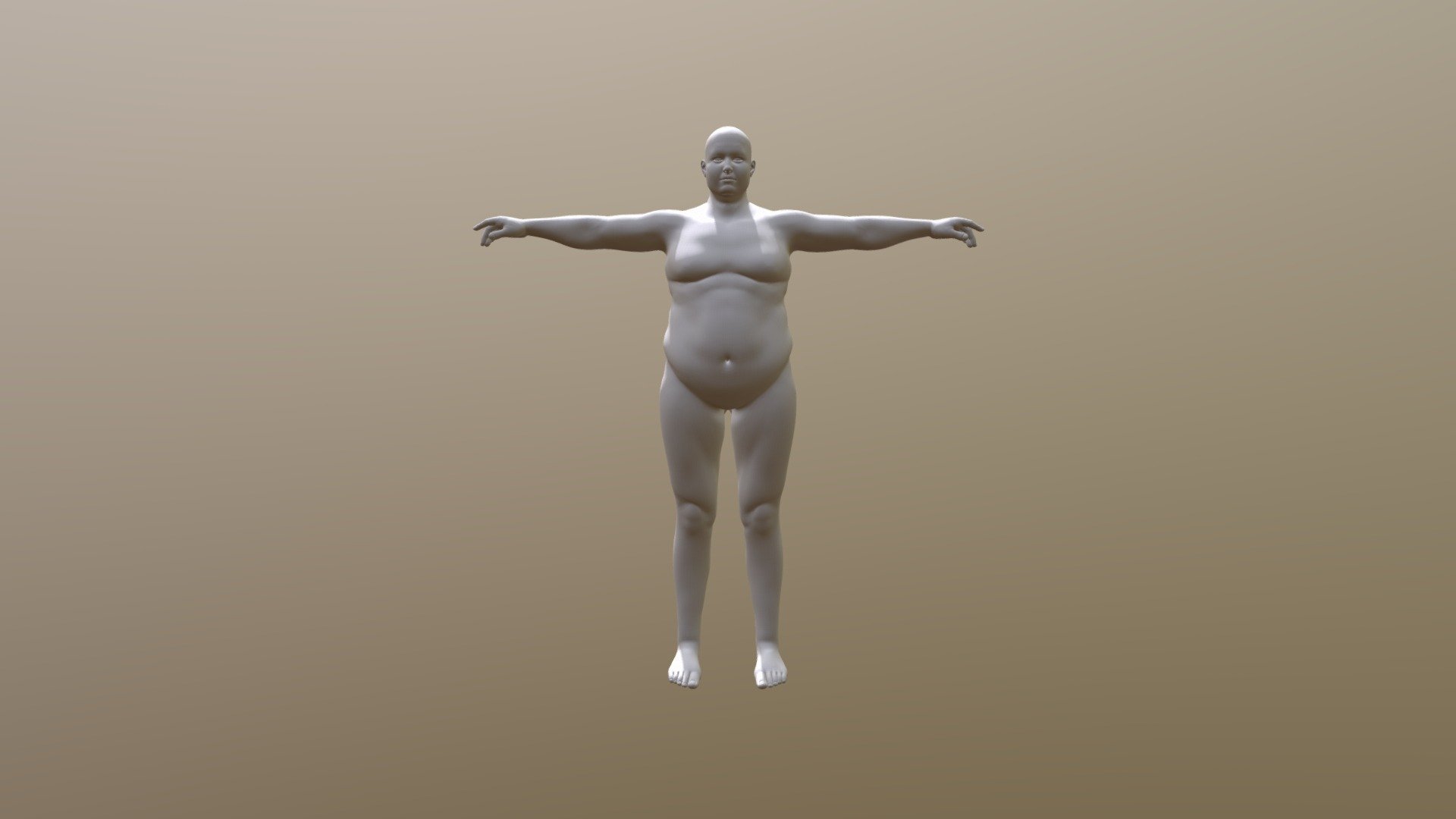 Fat Man - 3D model by Marshal 3D (@Marshal3D) 3d model