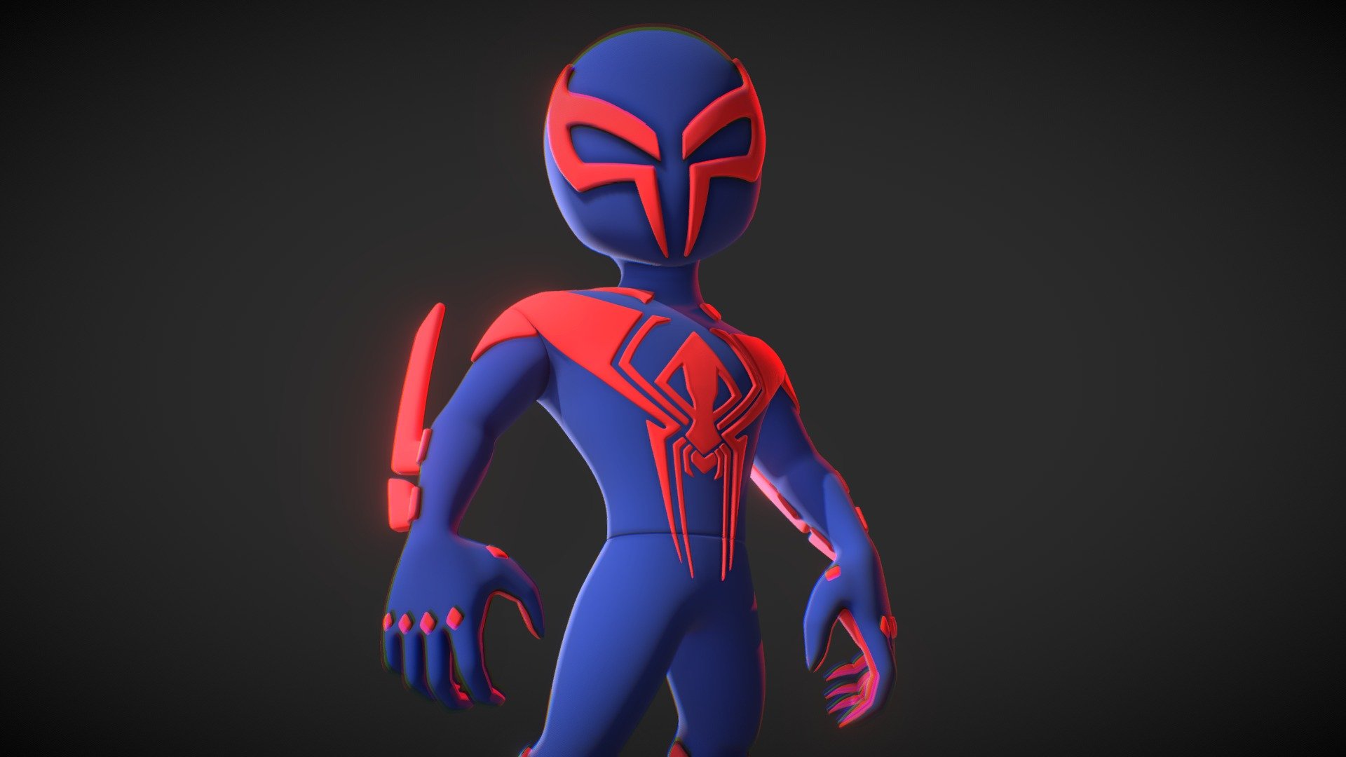Across the Spider-Verse n.2: Spider-man 2099 Miguel O'Hara.

Additional files include:

1) 3D print ready model:




Splitted model: sliced and keyed pieces ready for printing (suitable for PLA)

Full model: (suitable for Resin)

2) Rigged T-pose model:




low poly model, rigged, T pose

2K textures

3) HD render, video

Include: .Blend .Fbx .STL

render on Artstation - Spider-Man 2099 Miguel O'Hara - Buy Royalty Free 3D model by Gianmarco (@GianmArt) 3d model