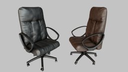 Old Office Chair PBR office, work, post-apocalyptic, chairs, furniture, old, decayed, lowpoly-3dsmax, lowpoly-gameasset-gameready, lowpolymodel, pbr, lowpoly, chair, gameasset, gameready