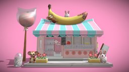 Ringo and Choco Banana shop (ﾉ◕ヮ◕)ﾉ*:･ﾟ✧ 