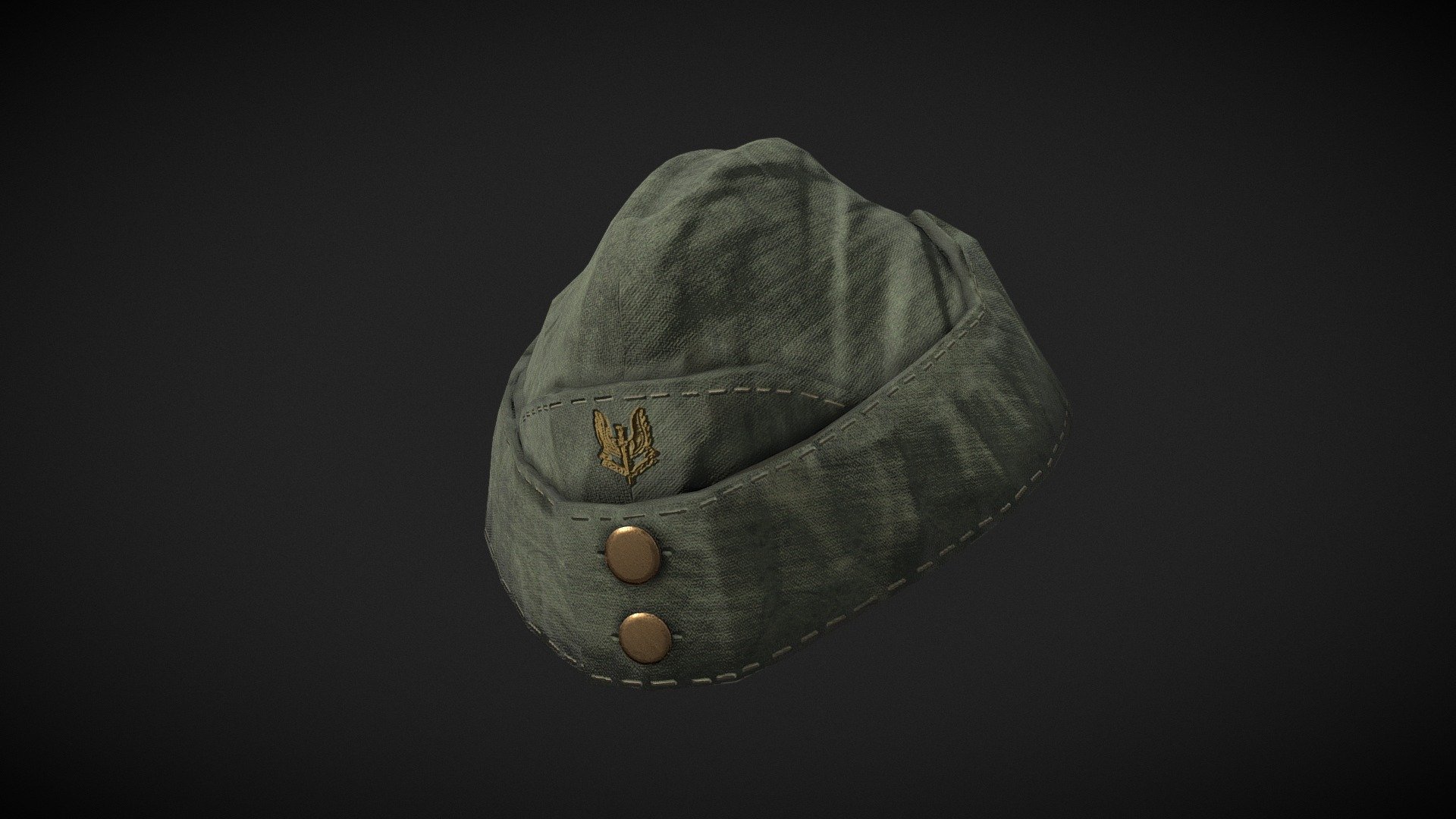 WWII British SAS Cap - Armor Model/Texture work by Outworld Studios

Must give credit to Outworld Studios if using this asset

Show support by joining my discord: https://discord.gg/EgWSkp8Cxn

Portoflio: https://www.artstation.com/artwork/DvvZZ9 - WWII British SAS Cap (World War Two) - Buy Royalty Free 3D model by Outworld Studios (@outworldstudios) 3d model