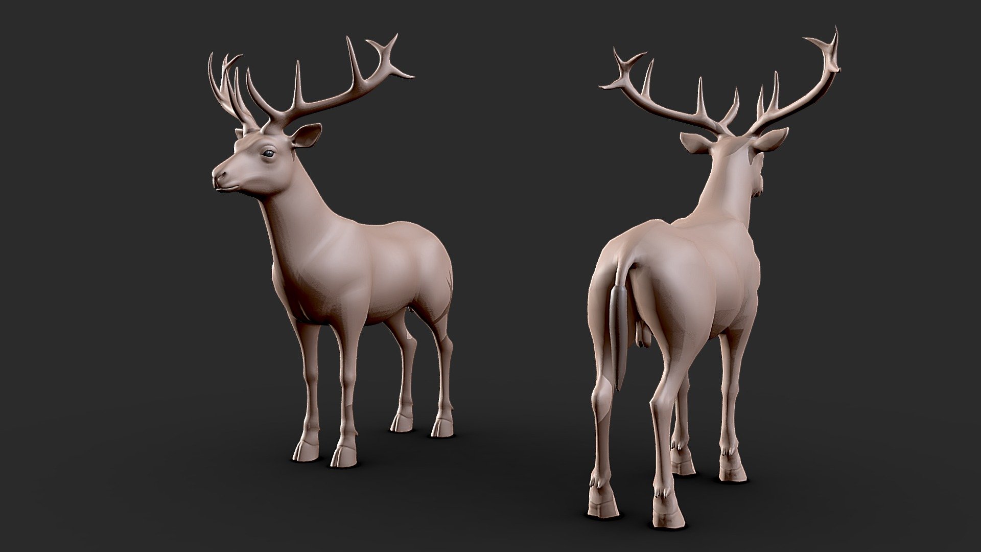 Visit the link to get this model on Artstation:


https://www.artstation.com/a/36228290
Deer character was in maya with proper mesh flow and UVs unwrapped.

File format:





obj




fbx




maya file




Blender file



Inside the product:





clean topology




Single Udim




unwrapped Uvs for texturing




no overlapping UVs




proper naming and grouping




no unwanted shaders and history.



You May also like:


👉 https://skfb.ly/oQ9oN 👈
 - Deer - Topology + UV Map - Buy Royalty Free 3D model by Tashi59 (@tsering) 3d model