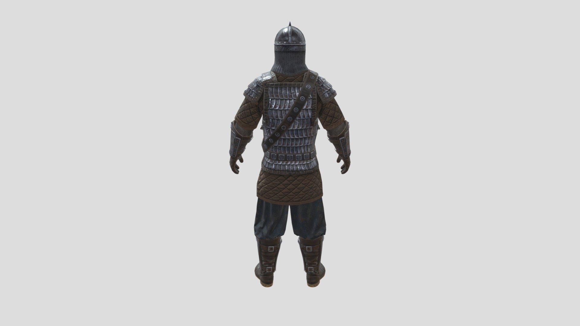 Viking lamellar armor - Download Free 3D model by nordwar 3d model