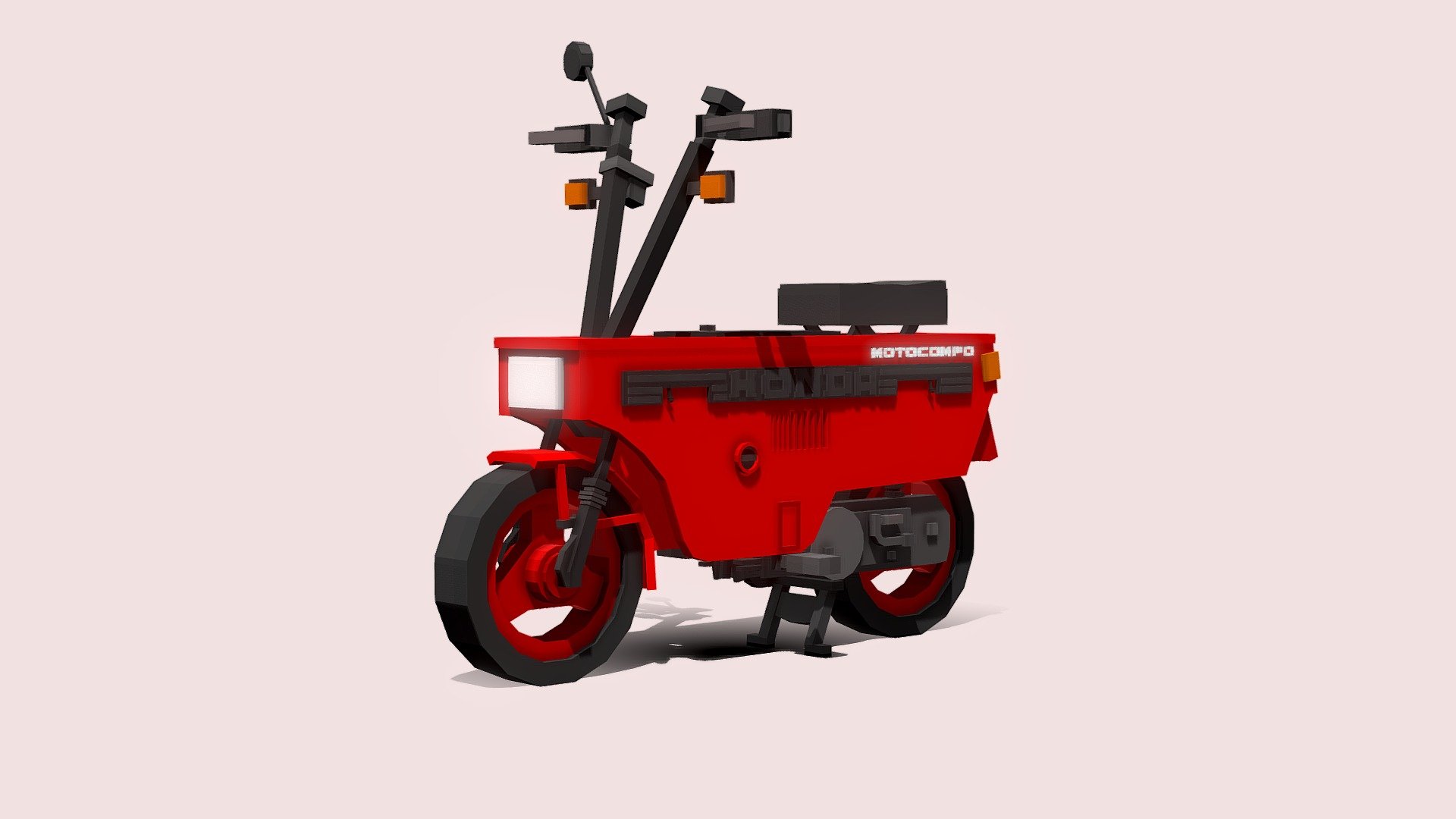 Honda Motocompo (Minecraft) - 3D model by SpiicyMiata_ 3d model