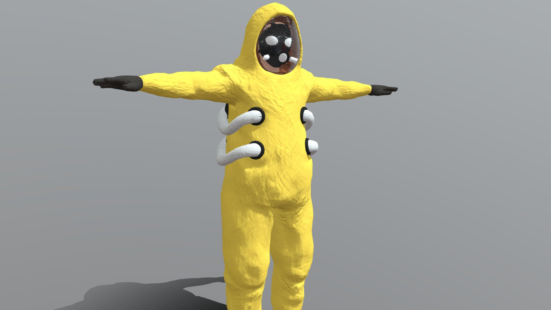 Backrooms Kit Builder lets you make the Backrooms in your very own animation using a rigged hazmat suit. Obj models, fbx file, Collada .dae, and blender save, Cr2 files to open in Poser (native) and Daz3D Studio. Opening this kit in your software of choice should be easy. You'll be animating characters in found footage of the Backrooms liminal spaces fast, get it now!

NOTE
Requires Poser 6 or later or Daz for Cr2, Pz2, and Pp2 files. Fbx /Obj's are universal. Images rendered in Octane via Poser Pro 11 but will look similar in any PBR render. Fbx file is an export from poser as a 2019 fbx. Blender file is that fbx imported and the pose set to the rest pose and keyframed. Some materials may need to be reassigned or edited in blender. 
https://youtu.be/ZaNjvWKp55s
https://youtu.be/uzq2816CzVk
https://youtu.be/9VHV80vh8bA
https://youtu.be/wQ3LlIF5rXA - Backrooms Kit Builder and Hazmat Suit - Buy Royalty Free 3D model by Darkseal 3d model