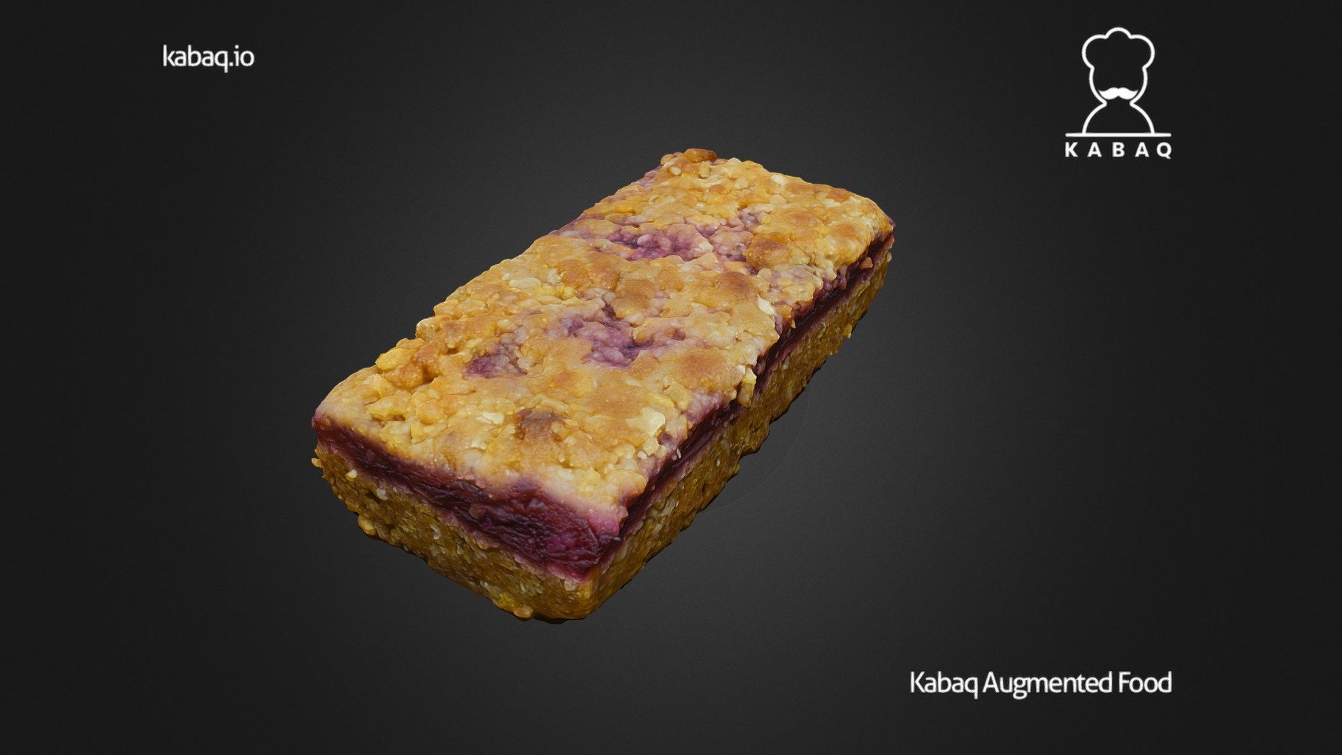 Plump, juicy Michigan cherries and hearty oats are topped with a buttery streusel. This seasonal bar is perfect for a quick &amp; easy breakfast or afternoon treat 3d model