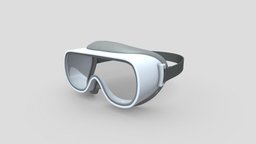 Medical Goggles time, goggles, ready, science, real, game, 3d, pbr, model, medical