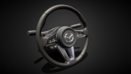 Mazda Steering Wheel convertible, japan, suv, van, sedan, gt, industry, asian, hatchback, automotive, sportscar, cabriolet, car, interior, stearingwheel, mazada, limuzin