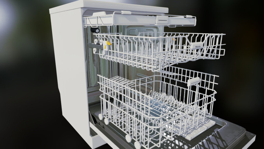 https://www.artstation.com/artwork/3aJbJ - Dishwasher - 3D model by Anna Smirnova (@asenath) 3d model