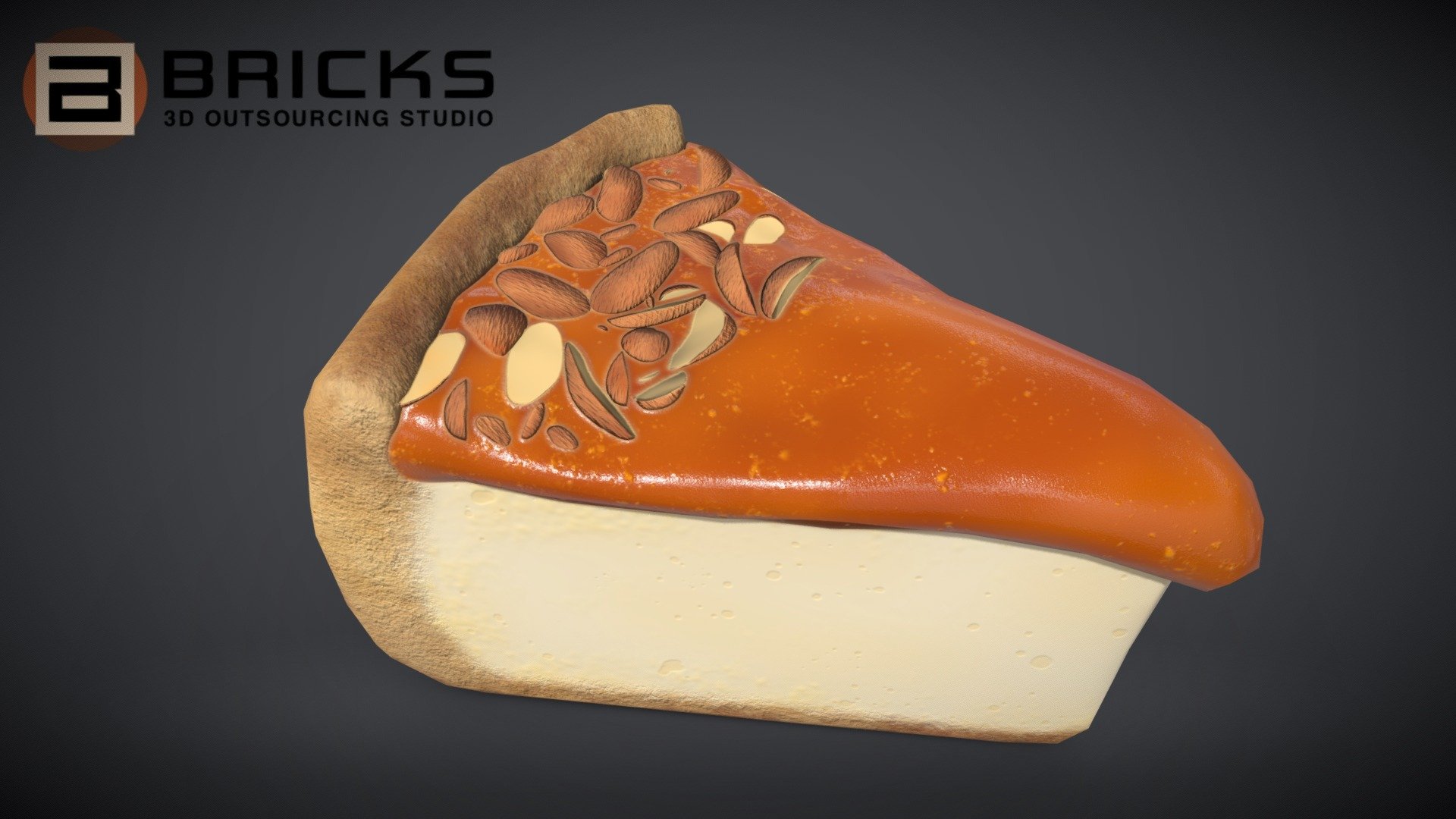 PBR Food Asset:
CheesecakeCaramelPiece
Polycount: 768
Vertex count: 386
Texture Size: 2048px x 2048px
Normal: OpenGL

If you need any adjust in file please contact us: team@bricks3dstudio.com

Hire us: tringuyen@bricks3dstudio.com
Here is us: https://www.bricks3dstudio.com/
        https://www.artstation.com/bricksstudio
        https://www.facebook.com/Bricks3dstudio/
        https://www.linkedin.com/in/bricks-studio-b10462252/ - CheesecakeCaramelPiece - Buy Royalty Free 3D model by Bricks Studio (@bricks3dstudio) 3d model