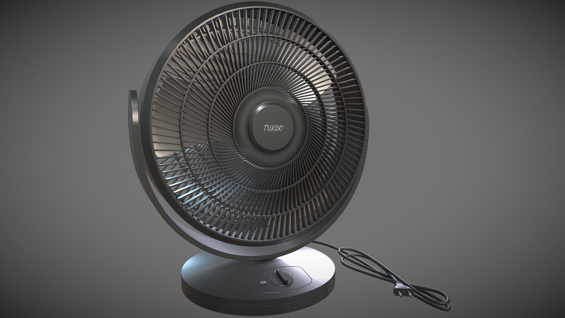 This is a model of a table fan. It was originally created with Blender 3.2 and textured in Substance Painter.
 - Table Fan - 3D model by CHAMOD (@Chamodp) 3d model