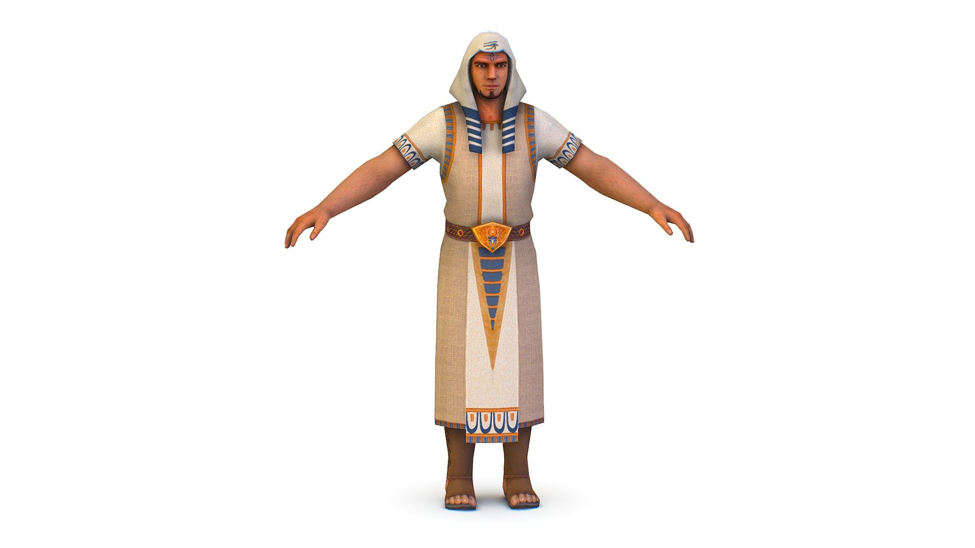1 color textures 1024x1024

2100 poly count


3dsMax / Maya file included




Support me on Patreon, please - https://www.patreon.com/art_book


 - a Young Man Dressed as an Egyptian Pharaoh - Buy Royalty Free 3D model by Oleg Shuldiakov (@olegshuldiakov) 3d model
