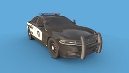 Dodge Charger 2015 Police police, charger, dodge, 2015, police-car, low-poly, vehicle, car