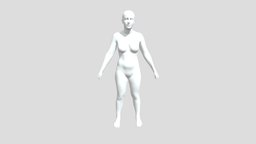 BodyBlock Female 3D Body Scan bodyscan, 3dbodyscan, 3dbodyscanning, bodyblock, fit3d
