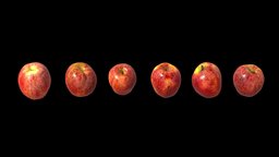 Apples Royal Gala apples, photogrammetry, royal-gala