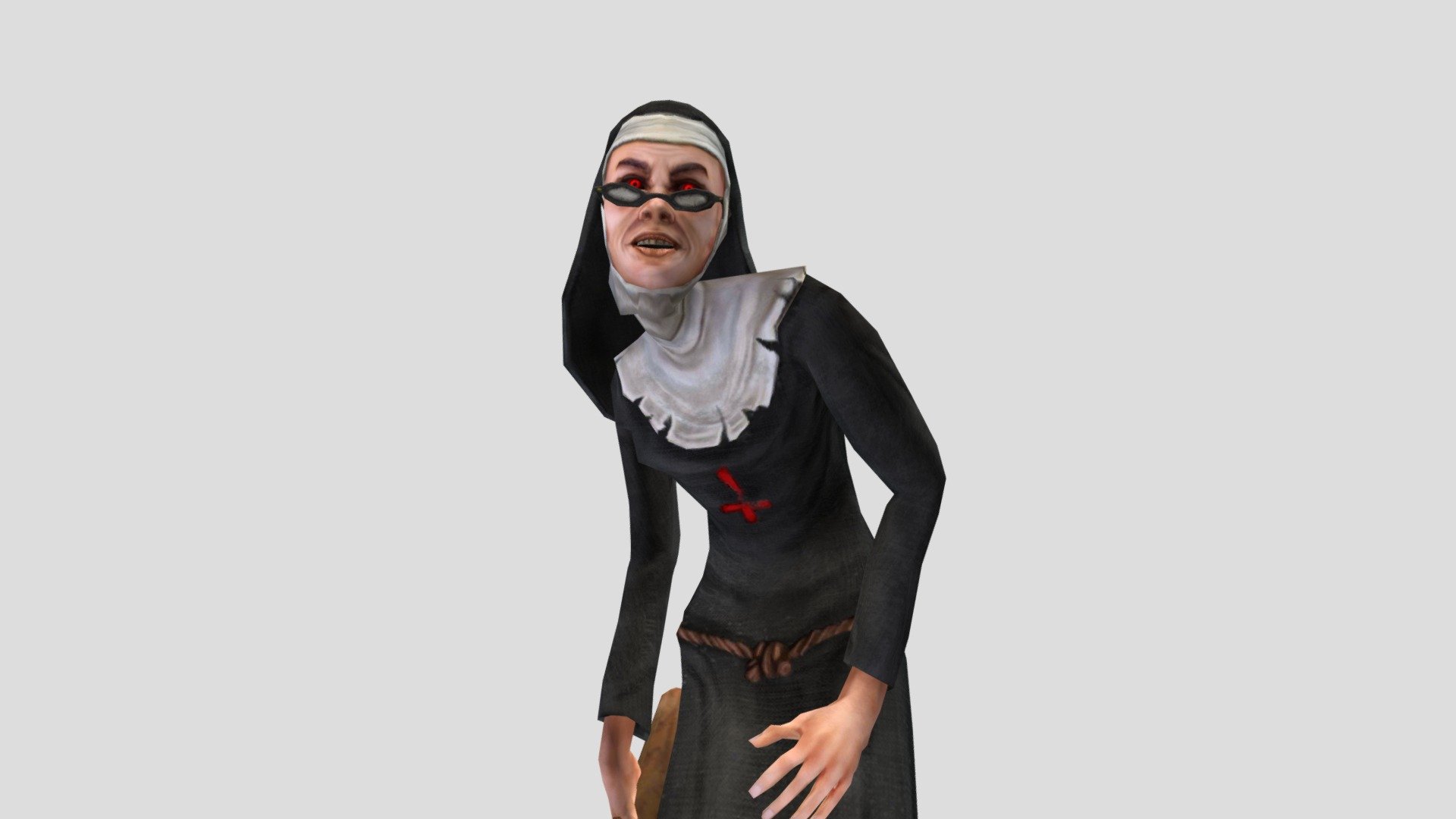 Evil Nun Rush Sister Madeline - 3D model by Togueznake 3d model