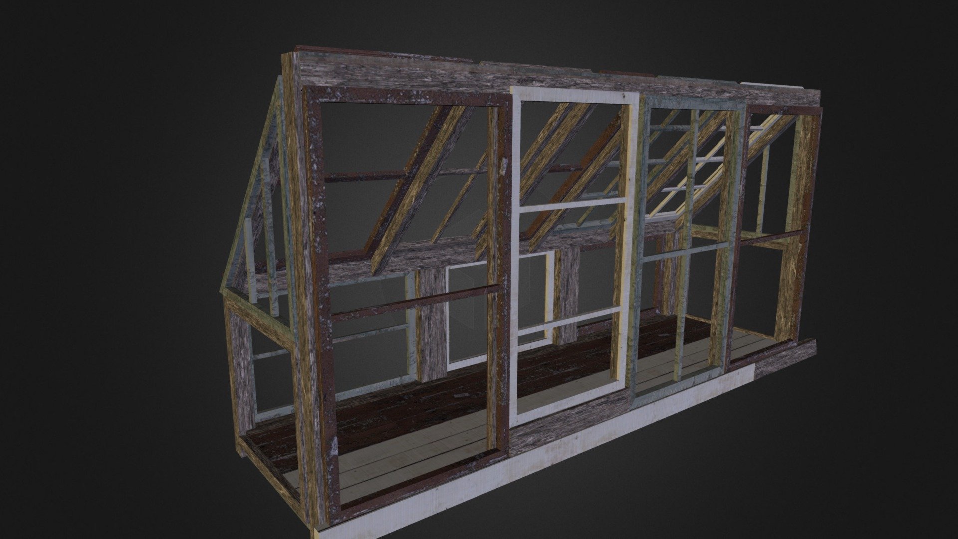 Exporter Test - Greenhouse - 3D model by johnalmazan 3d model