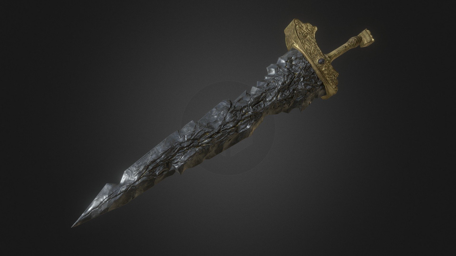 Boss weapon from Elden Ring

Design by FromSoftware - Maliketh's Black Blade - Download Free 3D model by Michal Cavrnoch (@MichalCavrnoch) 3d model