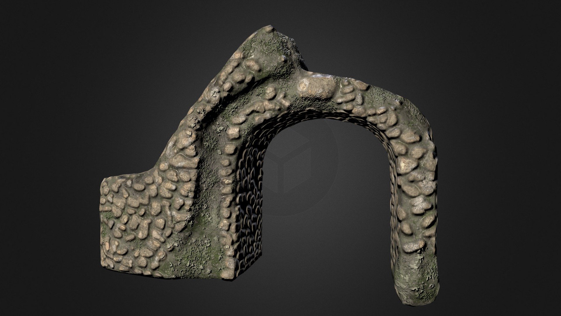 Just messing around with speed sculpting rocks by hand in mudbox 3d model