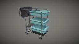 Medical Cart hospital, hospital-props