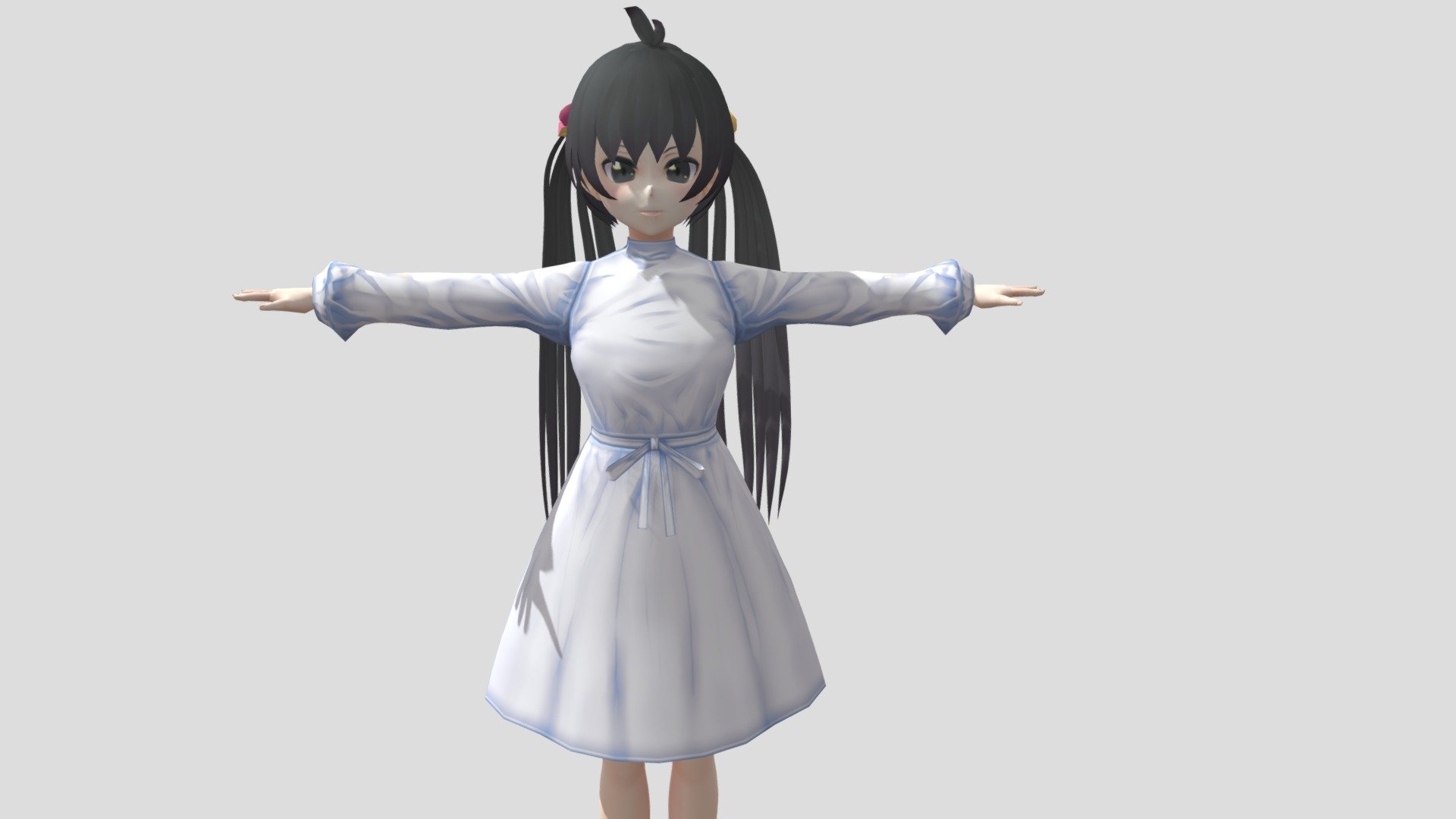 Model preview



This character model belongs to Japanese anime style, all models has been converted into fbx file using blender, users can add their favorite animations on mixamo website, then apply to unity versions above 2019



Character : Nomi

Verts:19535

Tris:27660

Fifteen textures for the character



Character : Nomi(Uniform)

Verts:19822

Tris:27171

Sixteen textures for the character



This package contains VRM files, which can make the character module more refined, please refer to the manual for details



▶Commercial use allowed

▶Forbid secondary sales



Welcome add my website to credit :

Sketchfab

Pixiv

VRoidHub
 - 【Anime Character】Nomi (Two Type/Unity 3D) - Buy Royalty Free 3D model by 3D動漫風角色屋 / 3D Anime Character Store (@alex94i60) 3d model