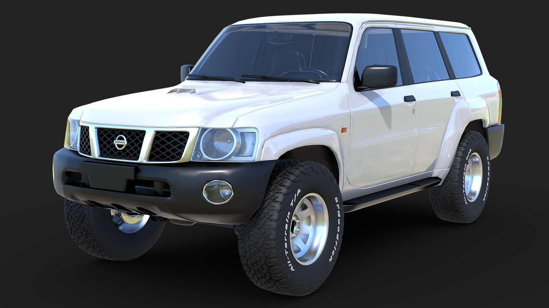Nissan GU Patrol Stock Variation - Nissan GU Patrol Stock - 3D model by Pitstop3D - 4x4 (@pistop3d-4x4) 3d model