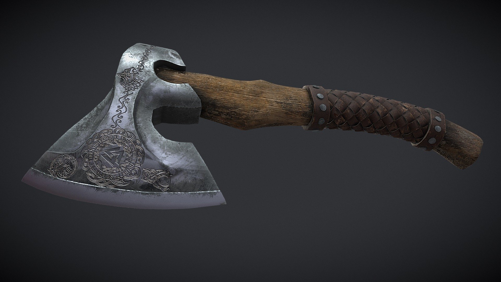 Viking_Valknut_Axe_FBX
VR / AR / Low-poly
PBR approved
Geometry Polygon mesh
Polygons 7,662
Vertices 15,203
Textures PNG 4K - Viking Valknut Axe - Buy Royalty Free 3D model by GetDeadEntertainment 3d model