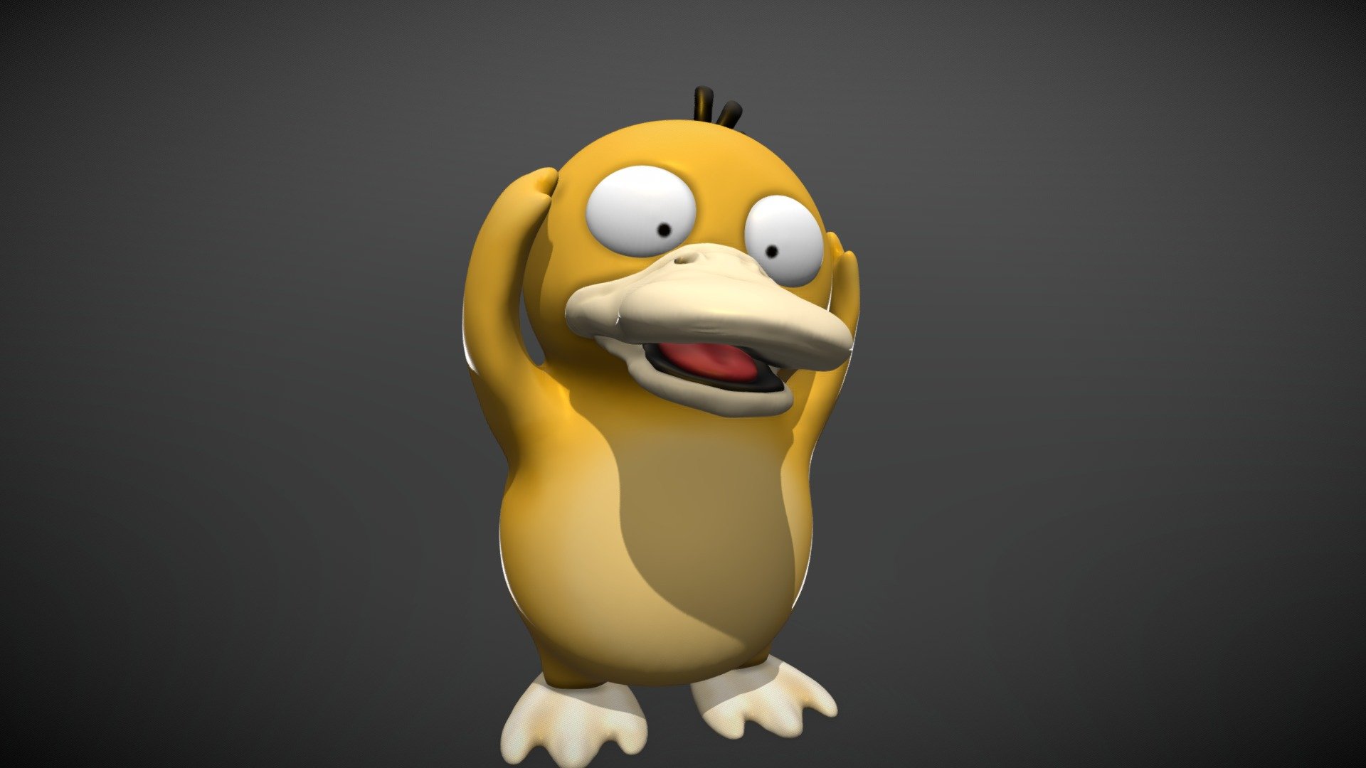 Pokémon - PSY Duck - Pokémon - PSY Duck - Buy Royalty Free 3D model by fisherman851121 (@qwe0975127618) 3d model