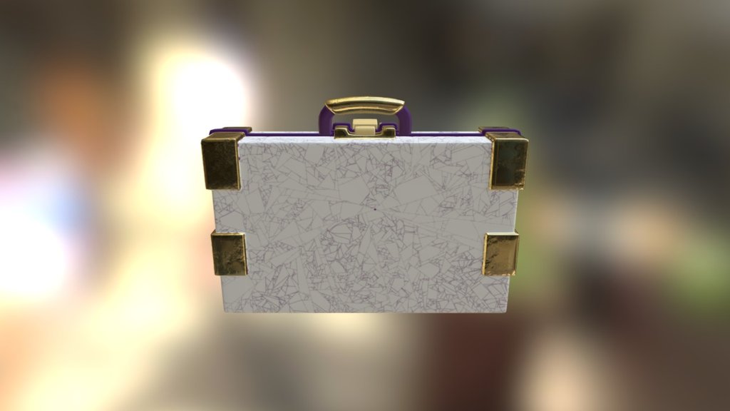 The briefcase an angel keeps their wings in on business trips to earth 3d model
