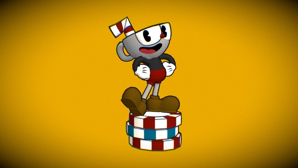 My 3D take on the 1930's cartoon style character Cuphead.

Modelled, unwrapped and rigged using 3Ds Max. Textured in Photoshop. Technical render below;



More on my Artstation; https://www.artstation.com/artwork/Qqwlr - Cuphead - 3D model by Shannon Symonds (@ShannonSymonds) 3d model