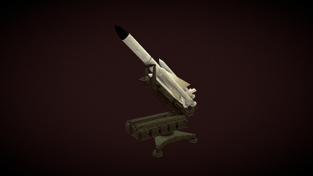 Surface to air missile created for point of existence:2 - Sa5 - 3D model by pieterkuijt 3d model