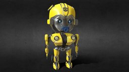 BabyBee Bumblebee dae, baby, transformer, transformers, bumblebee, howest, babyrobot, robot, florisvdk, babybee, florisvanderkerken, vanderkerken