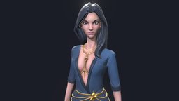 Elegance girls, stylised, woman, game-asset, femalecharacter, stylizedcharacter, low-poly, girl, game, lowpoly, gameart, female, stylized