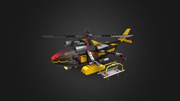 LEGO City toys, heli, chopper, big, lego, rescue, city, helicopter