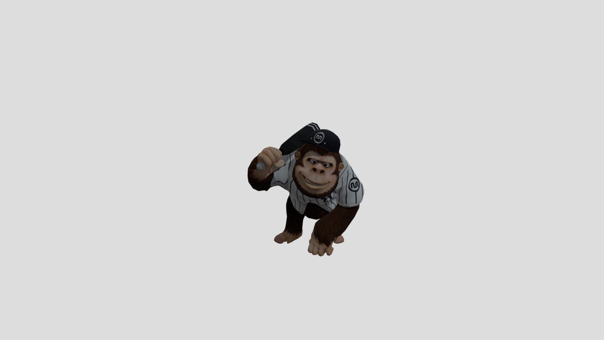 Gorilla Cartoon - Gorilla Cartoon - Download Free 3D model by LostBoyz2078 (@LostModels2025) 3d model