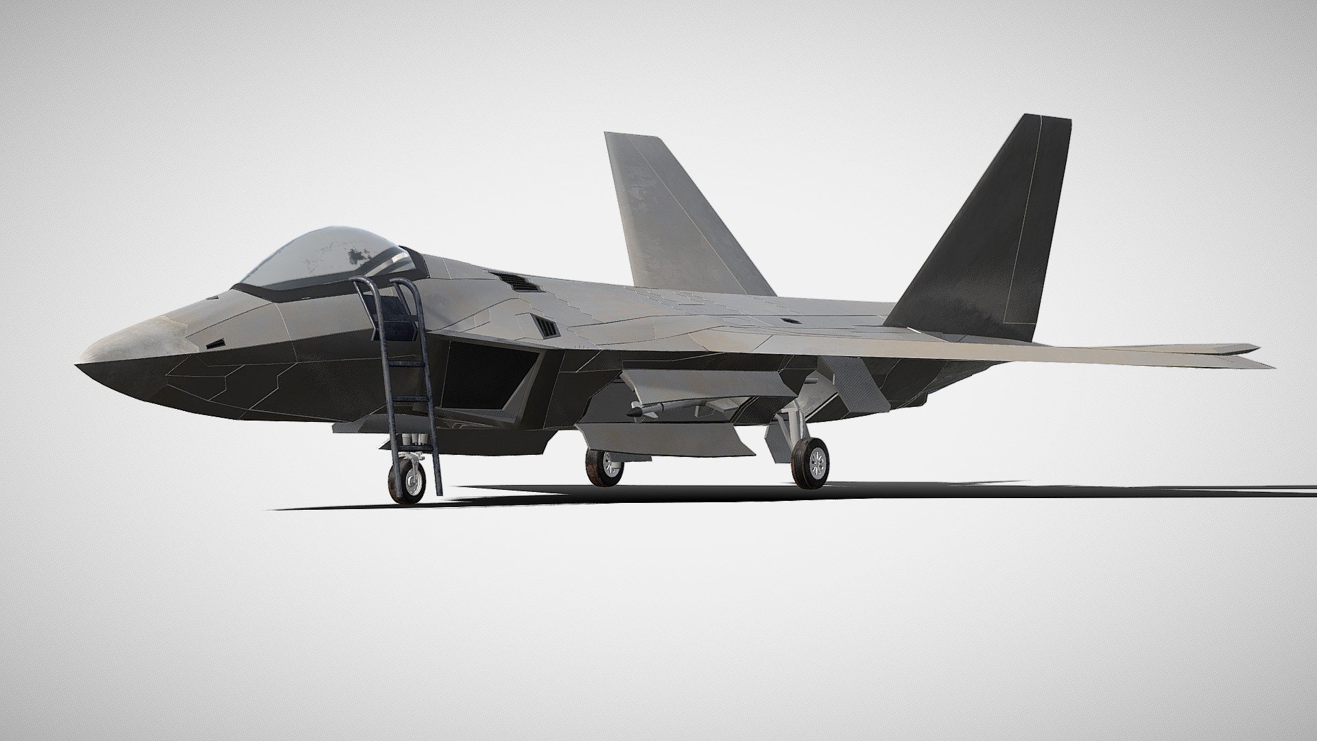 3D model of the Lockheed Martin F-22 Raptor



Animated model



Textured model (Used Substance Painter) 



Game ready model



Low / Mid poly


 - F22 Raptor - Buy Royalty Free 3D model by HDM Studios (@HDM.Studios) 3d model
