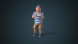 Facial & Body Animated Kid_M_0005 kid, boy, people, 3d-scan, photorealistic, child, rig, 3dscanning, 3dpeople, iclone, reallusion, cc-character, rigged-character, facial-rig, facial-expressions, character, game, scan, 3dscan, animation, animated, rigged, autorig, actorcore, accurig, noai