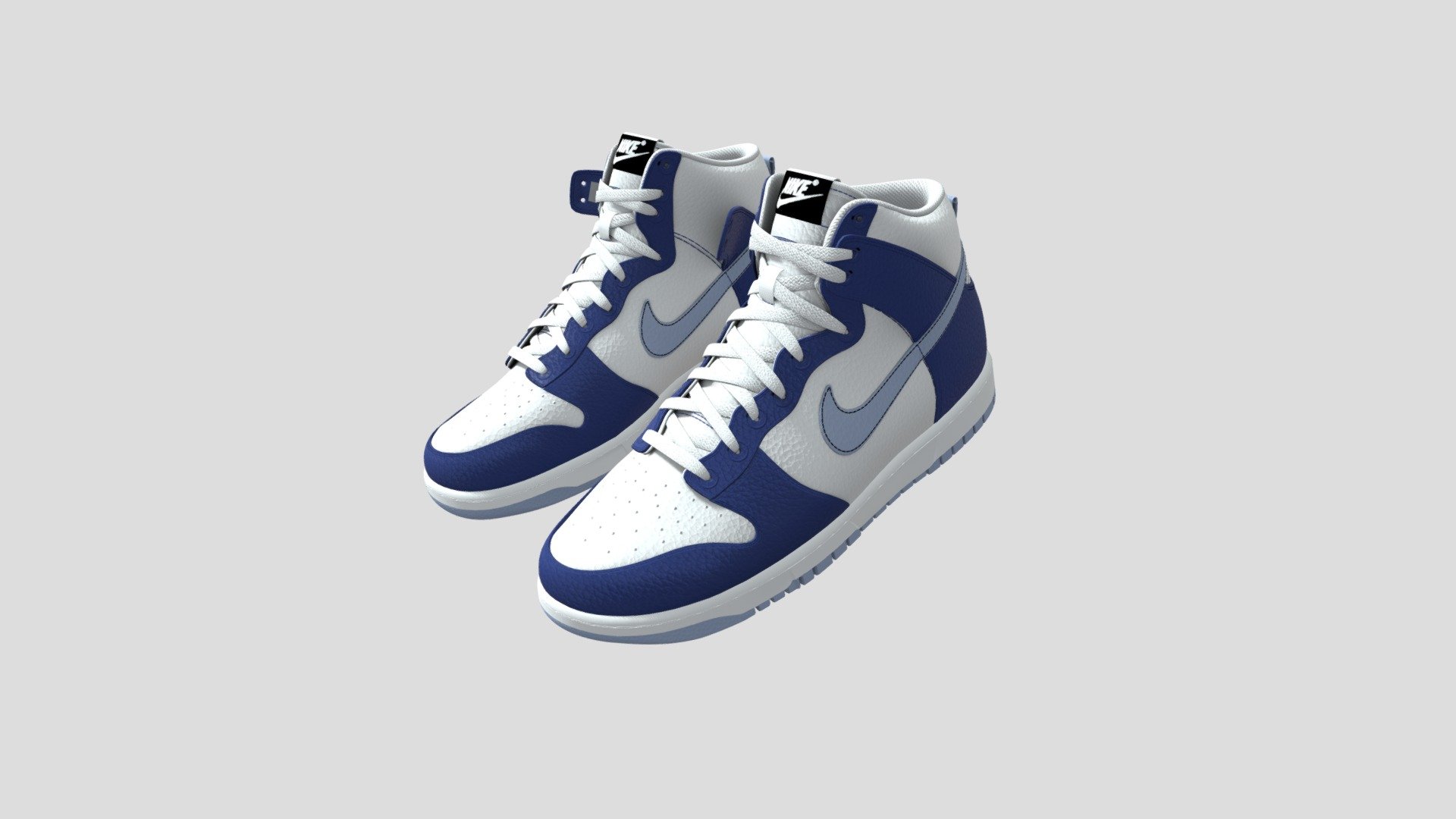 Nike Dunk High;shoes - Nike Dunk High - Buy Royalty Free 3D model by Jackey&Design (@1394725324zhang) 3d model