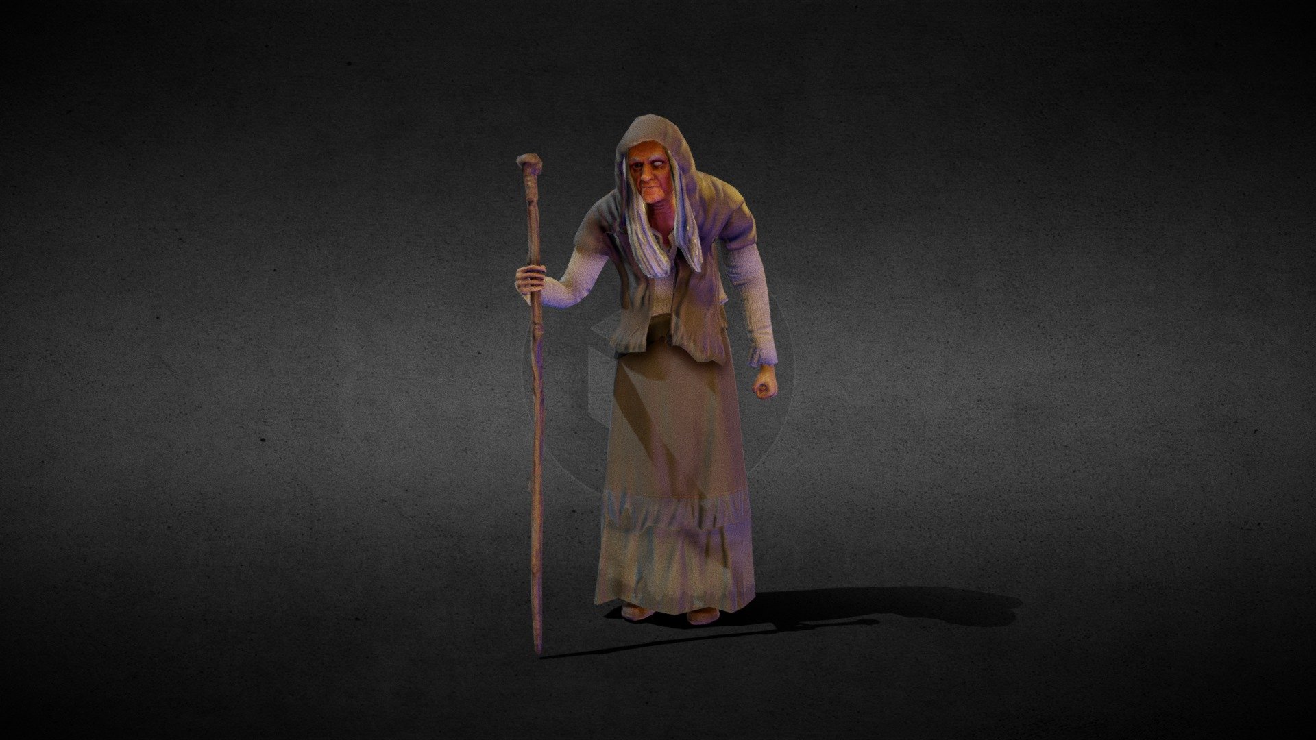 Witch
Ready for games.
Basic animated and rigg 3d model
