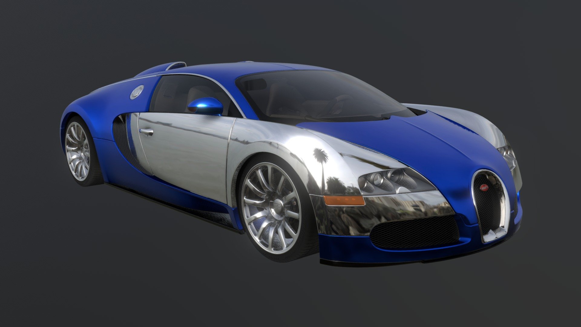 Bugatti Veyron - Buy Royalty Free 3D model by Hammad (@xix) 3d model