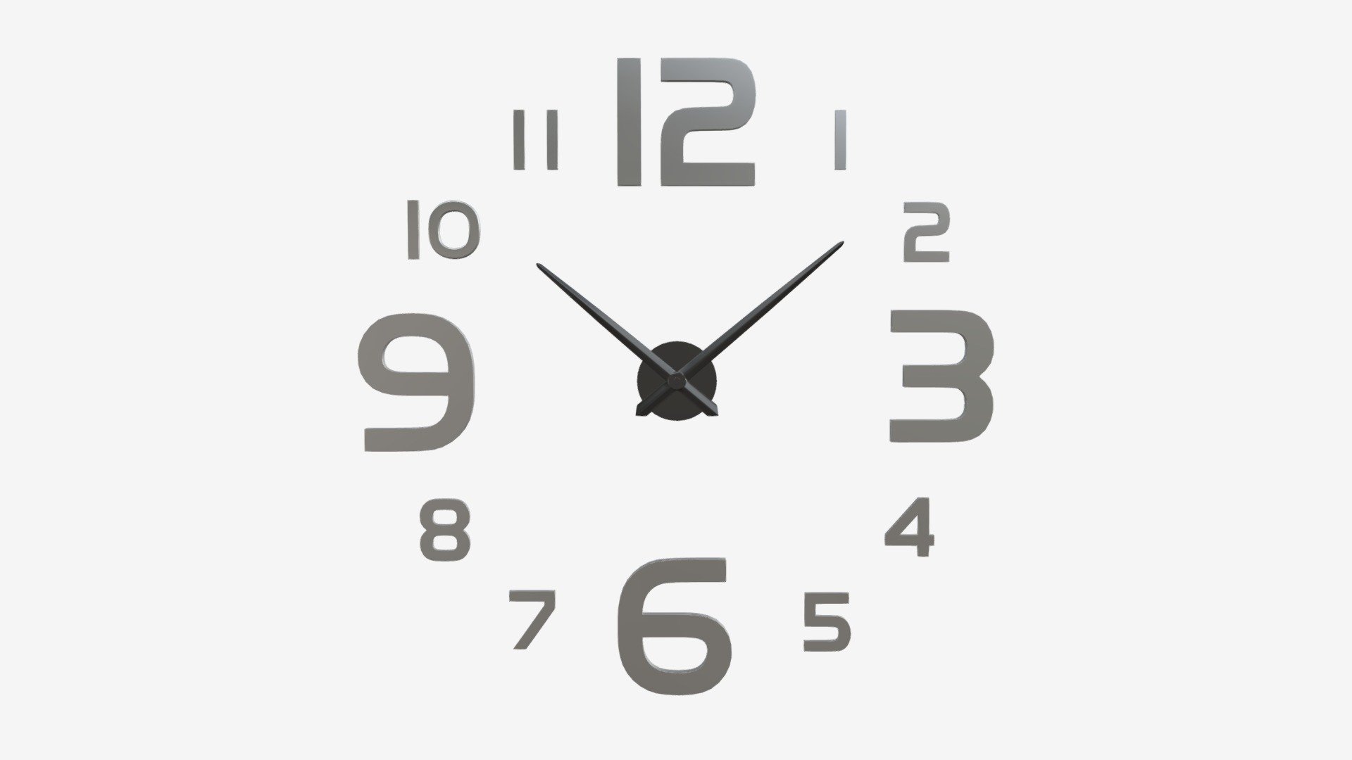 Modern Design Large Wall Clock 04 - Buy Royalty Free 3D model by HQ3DMOD (@AivisAstics) 3d model