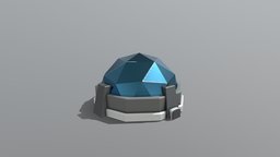 Large Low Poly Habitat Dome